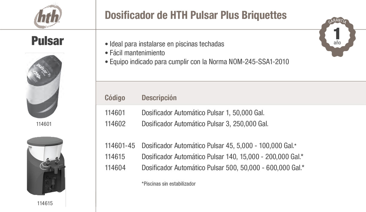 Dosificadores Pulsar