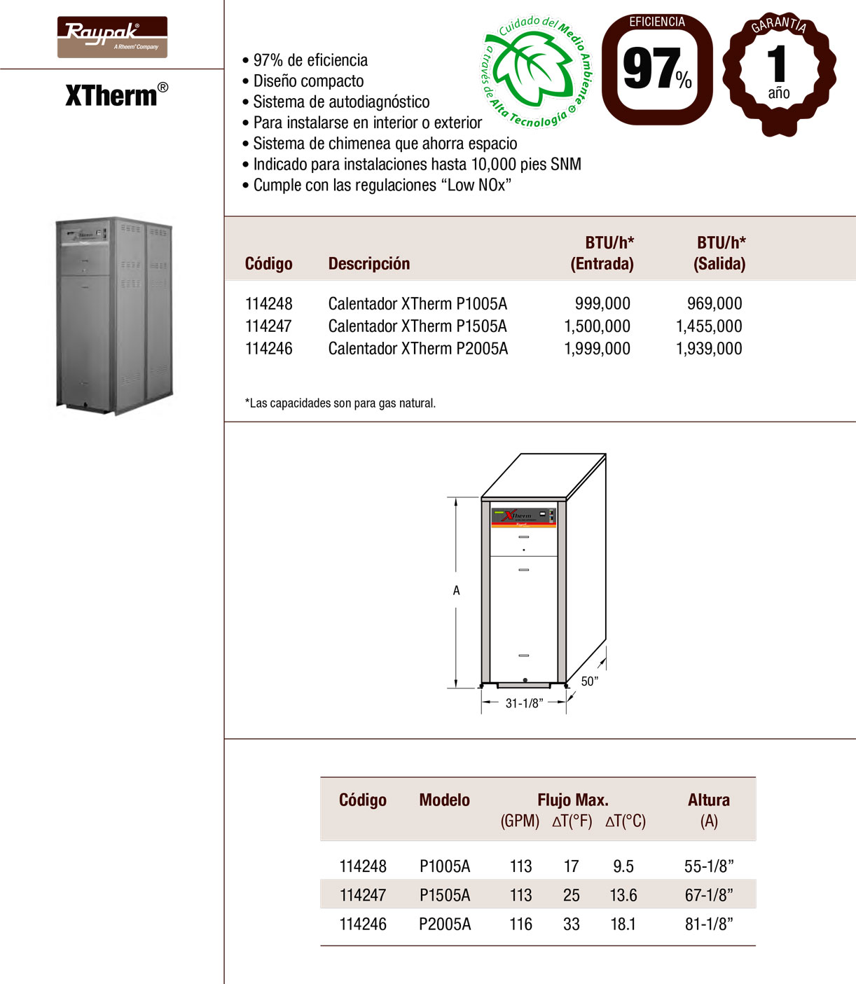 Calentadores XTherm