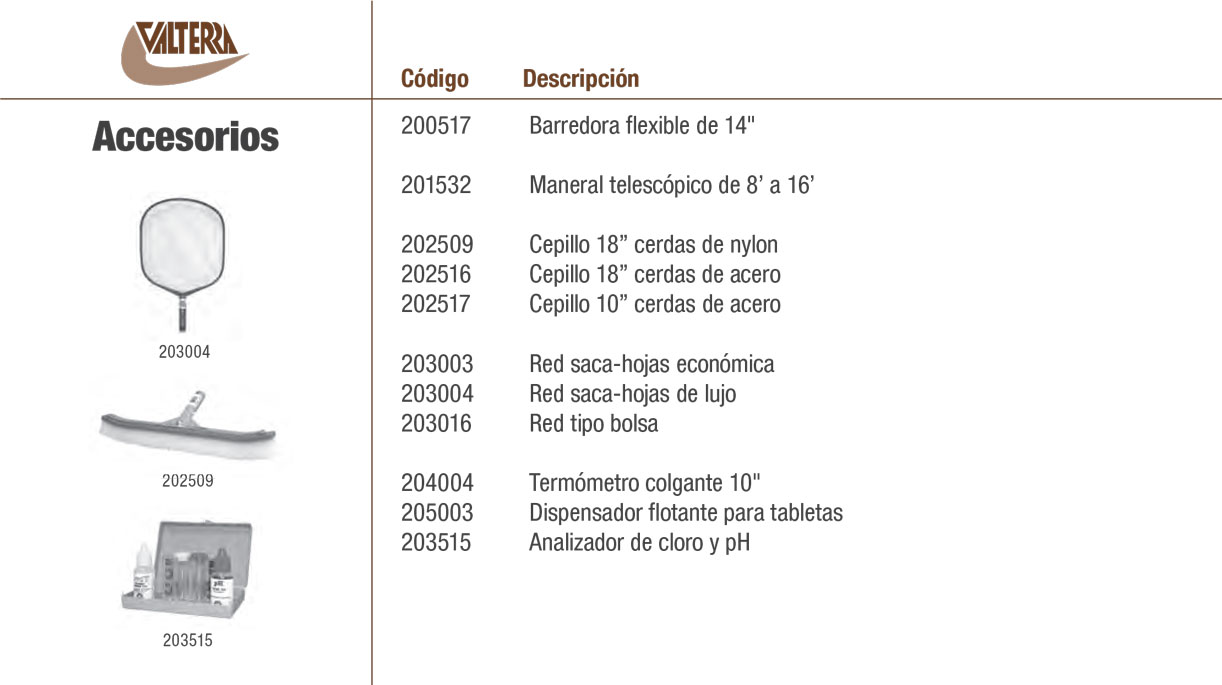 Accesorios Valterra